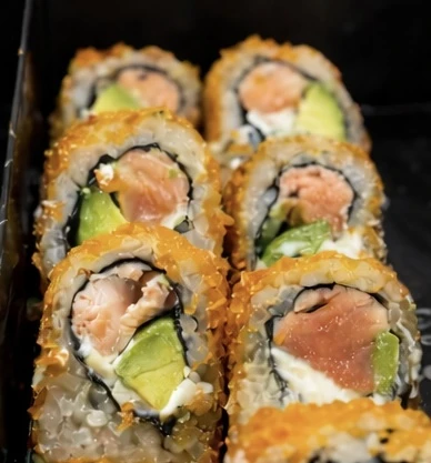 Salmon Hot Roll x 5